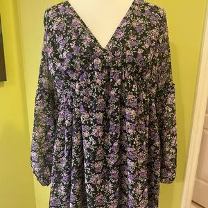 Floral dress midi length